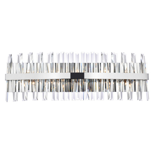 Elegant Wall Sconce - Chrome, L 36" (6200W36C)