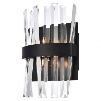Elegant Wall Sconce - Black, L 8" (6200W8BK)