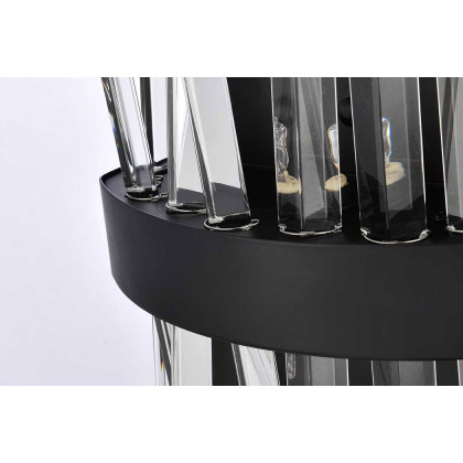 Elegant Wall Sconce - Black, L 8" (6200W8BK)