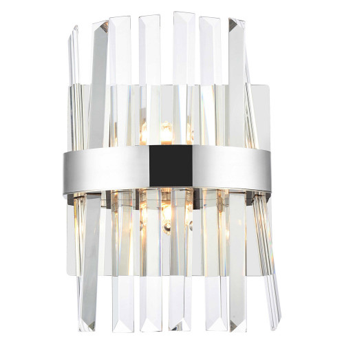 Elegant Wall Sconce - Chrome, L 8" (6200W8C)