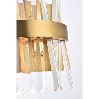 Elegant Wall Sconce - Satin Gold, L 8" (6200W8SG)