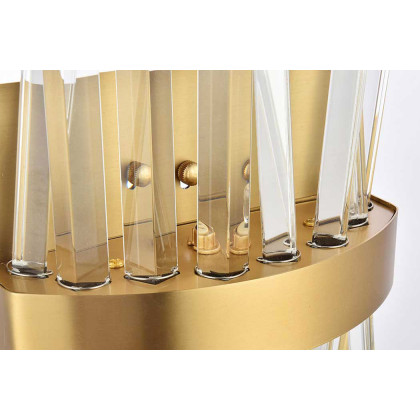 Elegant Wall Sconce - Satin Gold, L 8" (6200W8SG)