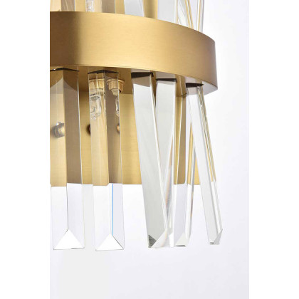 Elegant Wall Sconce - Satin Gold, L 8" (6200W8SG)