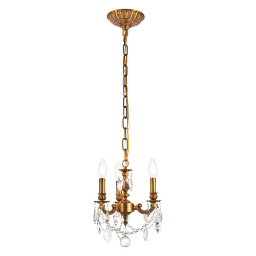 Elegant Lillie 3-Light - French Gold (9103D10FG-RC)