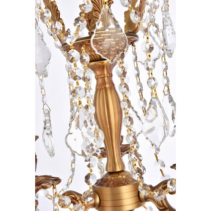 Elegant Chateau Design 3-Light 18'' Mini Chandelier - French Gold (9203D13FG-RC)
