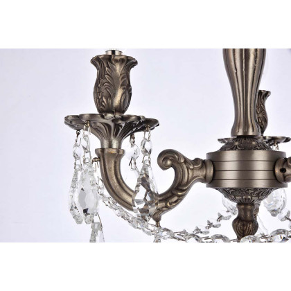 Elegant Chateau Design 3-Light 14'' Ceiling Mount - Pewter (9203F13PW-RC)