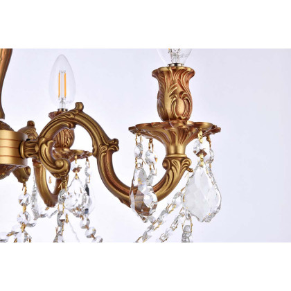 Elegant Chateau Design 4-Light 19'' Ceiling Mount - French Gold (9204F17FG-RC)