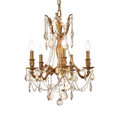 Elegant - Chateau Design 5-Light 19'' Mini Chandelier