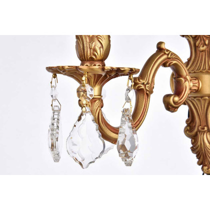 Elegant Wall Sconce - French Gold (9601W5FG-RC)