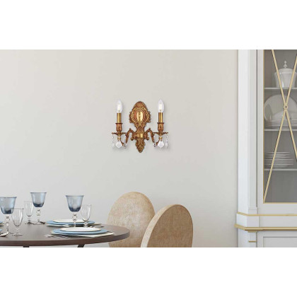 Elegant Wall Sconce - French Gold (9602W10FG-RC)