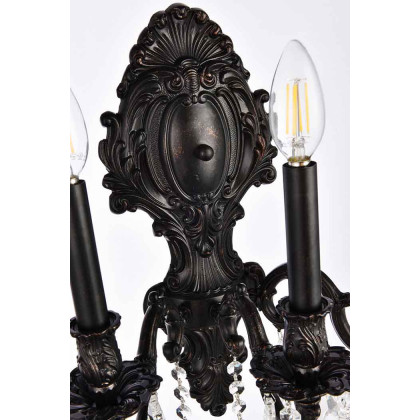Elegant Wall Sconce - Dark Bronze (9603W14DB-RC)