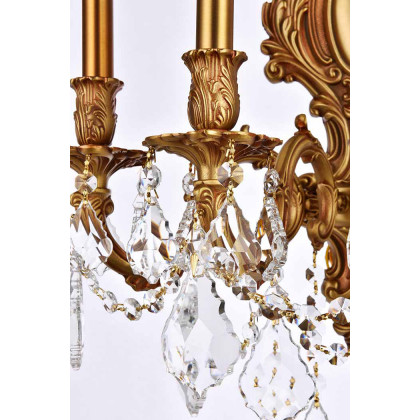 Elegant Wall Sconce - French Gold (9605W21FG-RC)