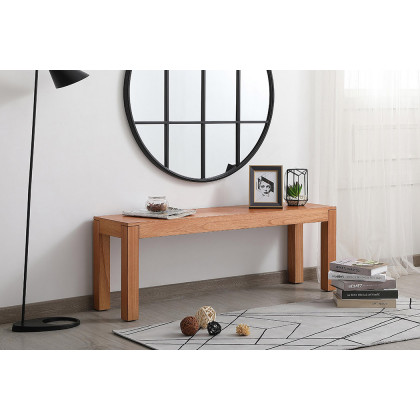 Elegant 50" Wooden Bench - Cherry Wood (AF110150CY)
