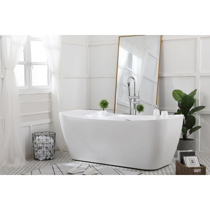 Elegant Bathtub - White, D 67" (BT10467GW)