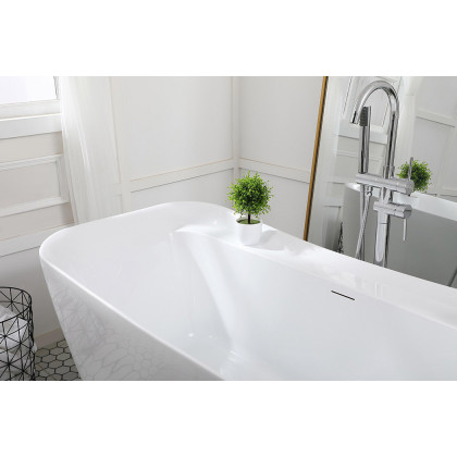 Elegant Bathtub - White, D 67" (BT10467GW)