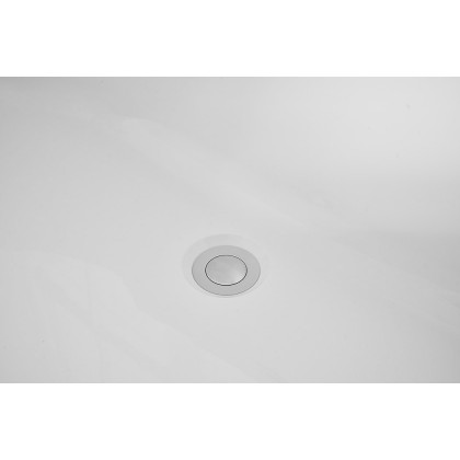 Elegant Soaking Roll Top Bathtub - White, D 59" (BT10659GW)