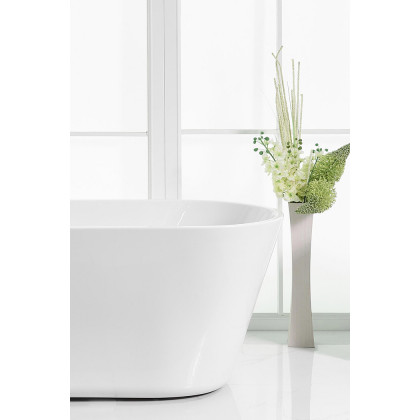 Elegant Soaking Roll Top Bathtub - White, D 65" (BT10665GW)