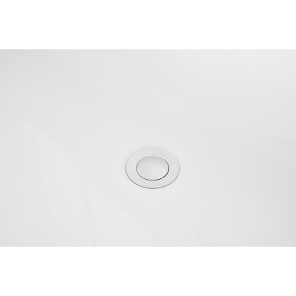Elegant Soaking Roll Top Bathtub - White, D 71" (BT10671GW)