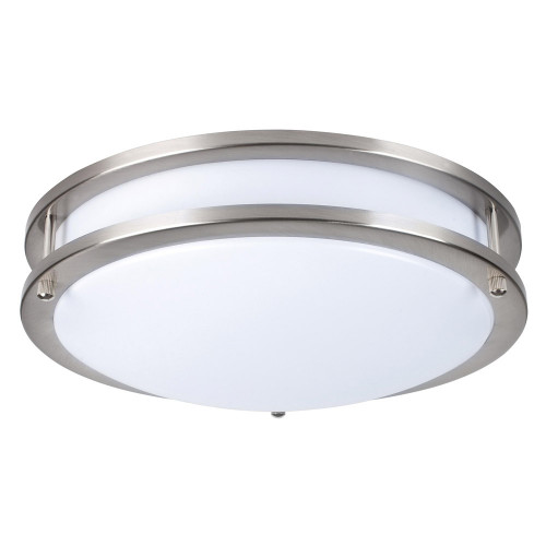 Elegant Commercial Ceiling Light - Nickel, 3000K, L14" (CF3205)