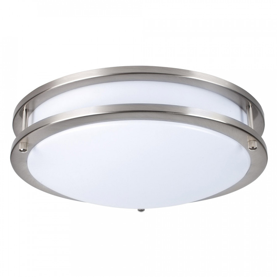 Elegant Commercial Ceiling Light - Nickel, 3000K, L14" (CF3205)