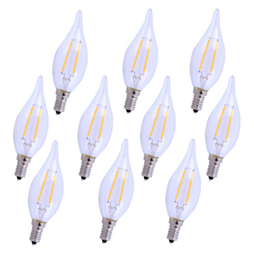 Elegant Light Bulbs - 2700K, 45414 W (E12LED104-10PK)