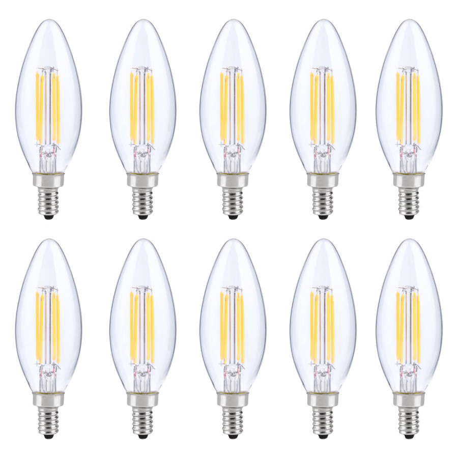 Elegant Light Bulbs - 2700K, 6 W (E12LED105-10PK)