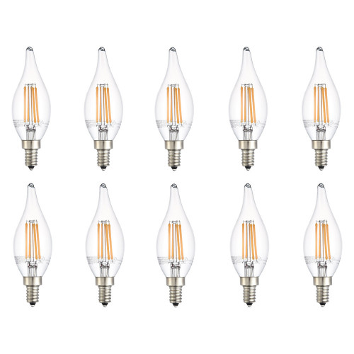 Elegant Light Bulbs - 2700K, 6 W (E12LED106-10PK)