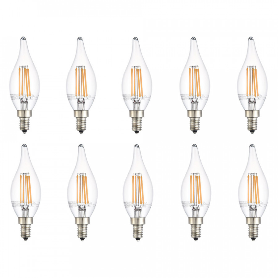 Elegant Light Bulbs - 2700K, 6 W (E12LED106-10PK)