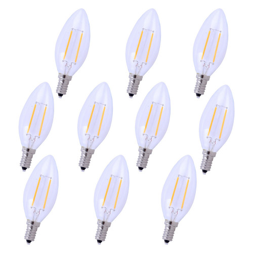 Elegant Light Bulbs - 5000K, 45414 W (E12LED123-10PK)