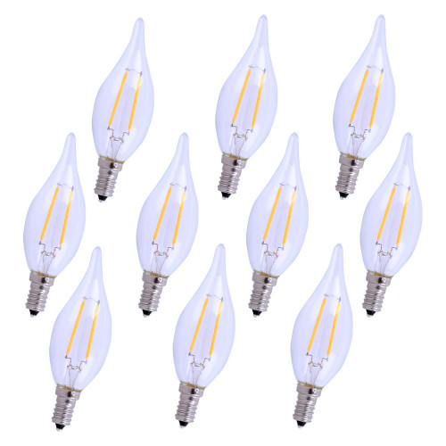 Elegant Light Bulbs - 5000K, 45414 W (E12LED124-10PK)