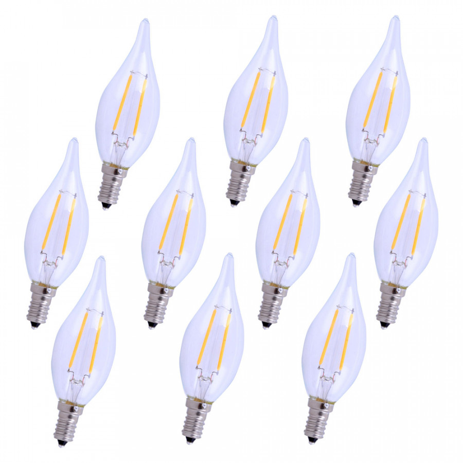 Elegant Light Bulbs - 5000K, 45414 W (E12LED124-10PK)