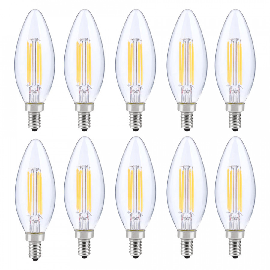 Elegant Light Bulbs - 5000K, 6 W (E12LED125-10PK)