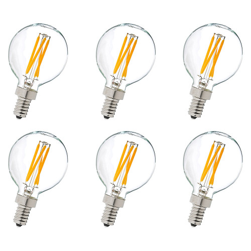 Elegant Light Bulbs - 2700K, 4 W (G14LED101V1-6PK)