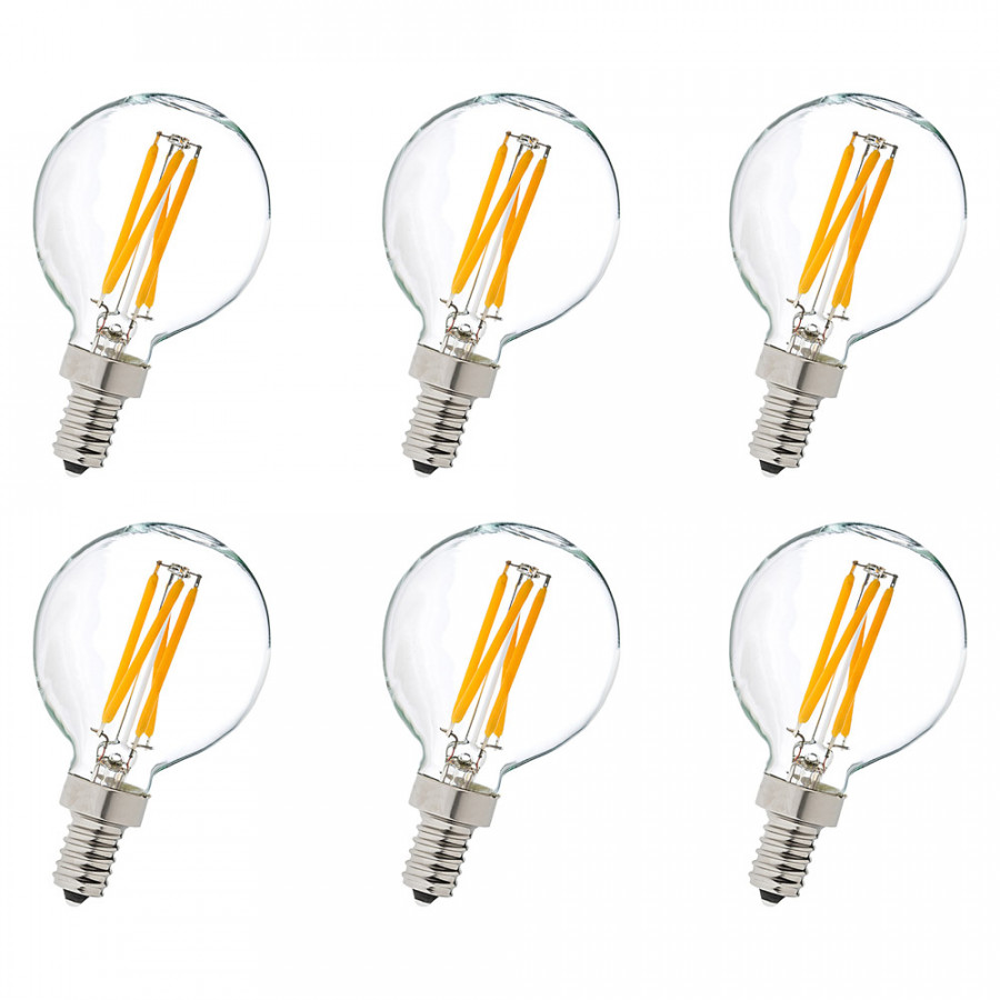 Elegant Light Bulbs - 2700K, 4 W (G14LED101V1-6PK)