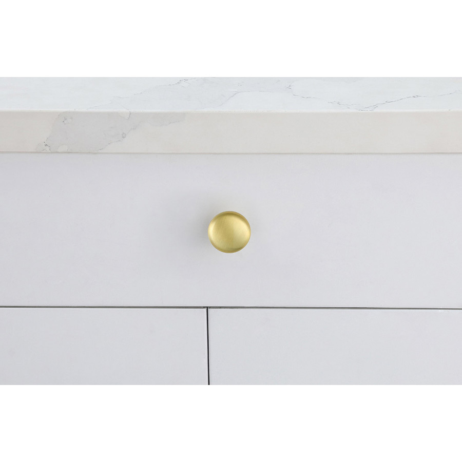 Elegant Cadon Cabinet Knob, Set of 10 - Brushed Gold (KB2002-GD-10PK)
