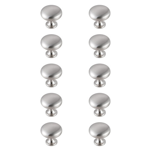 Elegant Cadon Cabinet Knob, Set of 10 - Brushed Nickel (KB2002-NK-10PK)
