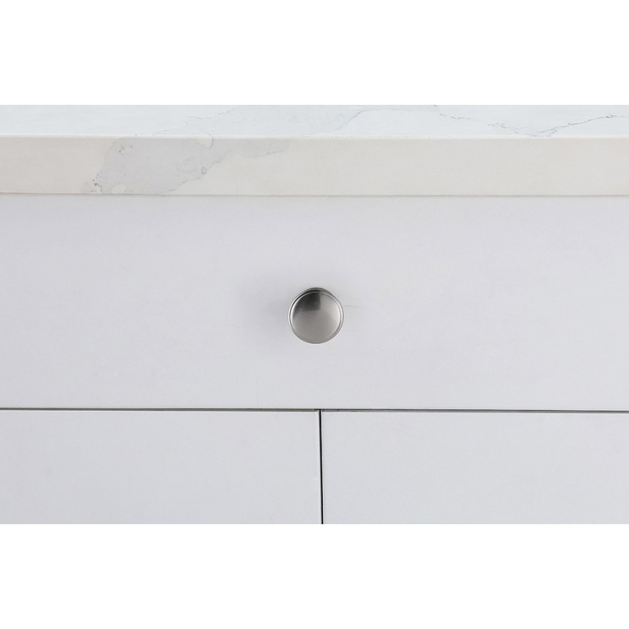 Elegant Cadon Cabinet Knob, Set of 10 - Brushed Nickel (KB2004-NK-10PK)