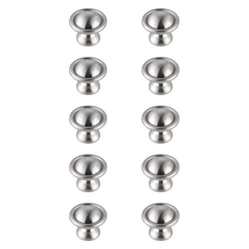 Elegant Cadon Cabinet Knob, Set of 10 - Brushed Nickel (KB2008-NK-10PK)
