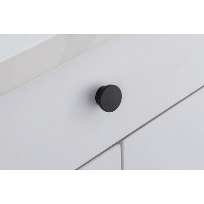 Elegant Cadon Cabinet Knob, Set of 10 - Matte Black (KB2009-MB-10PK)