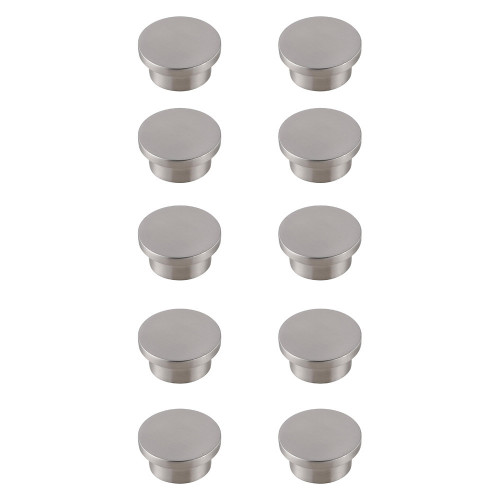 Elegant Cadon Cabinet Knob, Set of 10 - Brushed Nickel (KB2009-NK-10PK)