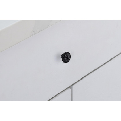 Elegant Cadon Cabinet Knob, Set of 10 - Matte Black (KB2011-MB-10PK)