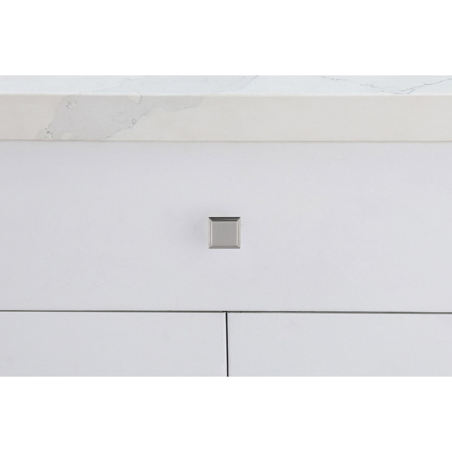 Elegant Cadon Cabinet Knob, Set of 10 - Brushed Nickel (KB2012-NK-10PK)