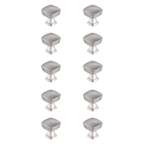 Elegant Cadon Cabinet Knob, Set of 10 - Brushed Nickel (KB2022-NK-10PK)
