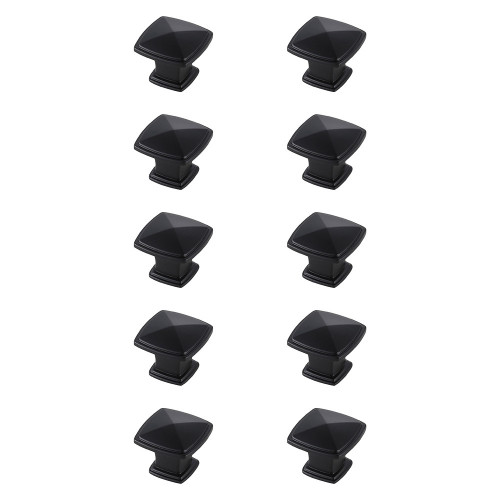 Elegant Cadon Cabinet Knob, Set of 10 - Matte Black (KB2023-MB-10PK)