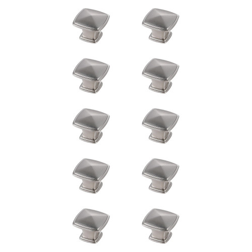 Elegant Cadon Cabinet Knob, Set of 10 - Brushed Nickel (KB2023-NK-10PK)