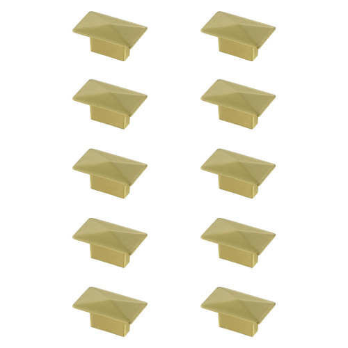Elegant Cadon Cabinet Knob, Set of 10 - Brushed Gold (KB2026-GD-10PK)