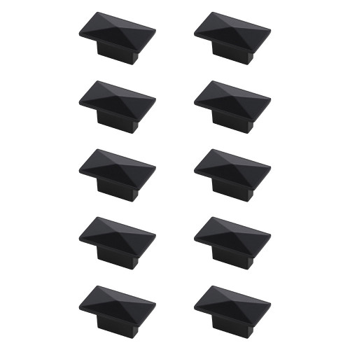 Elegant Cadon Cabinet Knob, Set of 10 - Matte Black (KB2026-MB-10PK)
