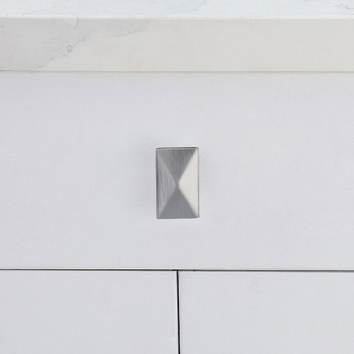 Elegant Cadon Cabinet Knob, Set of 10 - Brushed Nickel (KB2026-NK-10PK)