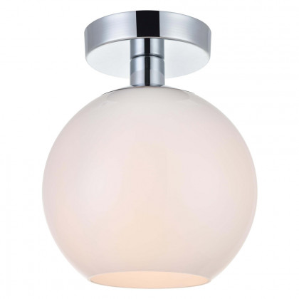 Elegant Baxter 1-Light Flush Mount - Chrome, L 7,9" (LD2205C)