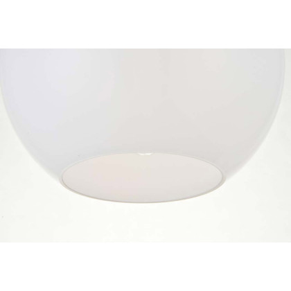 Elegant Baxter 1-Light Flush Mount - Chrome, L 7,9" (LD2205C)